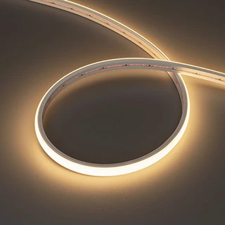 Фото #1 товара Светодиодная лента герметичная MOONLIGHT-TOP-X320-11x7mm 24V Warm3000 (10 W/m, IP65, CSP, 0,5m, wire x1) (Arlight, Образец)