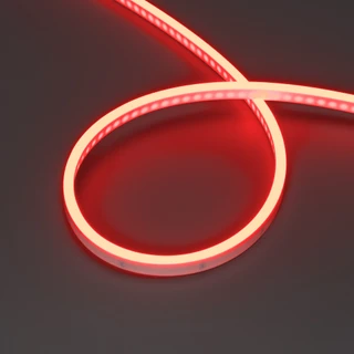 Фото #1 товара Светодиодная лента герметичная WAVE-SIDE-PU-H120-06x12mm 24V RGB (8 W/m, IP68, 5m, wire x2) (Arlight, Вывод прямой, 3 года)