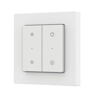 Фото #1 товара INTELLIGENT ARLIGHT Кнопочная панель SMART-RF-801-22-MULTI белая, квадрат. (3V, пластик, 2.4G) (IARL, IP20 Пластик, 5 лет)