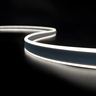 Фото #1 товара Светодиодная лента герметичная WAVE-SIDE-DOUBLE-A120-16x15mm 24V Warm3000 (15 W/m, IP67, 5m, wire x1) (Arlight, Вывод боковой, 5 лет)