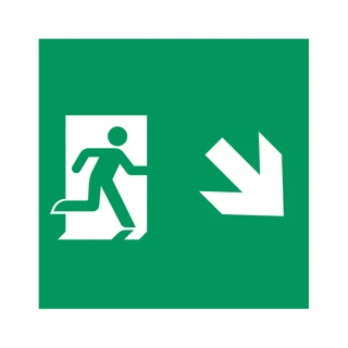 Фото #1 товара Пиктограмма EMGP-MARK-MA-RDOWN (Человек, Вниз-Вправо) (Arlight, Пластик)