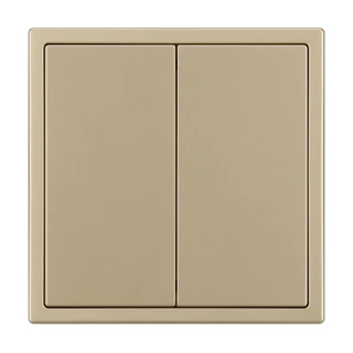 Фото #1 товара Механизм звонкового выключателя двухклавишный SWT-NOBE-MKR2-SFPL-GD (230V, 10A) (Arlight, Золотой песок)