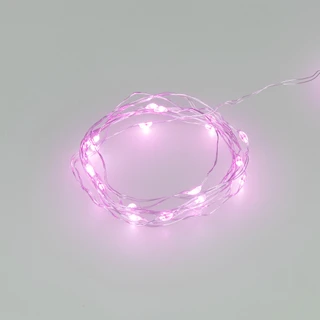 Фото #1 товара Светодиодная гирлянда ARD-DEW-HOME-2000-CLEAR-20LED-STD Purple (3V, Battery Pack) (Ardecoled, IP20)
