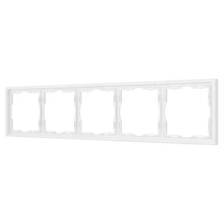 Фото #1 товара Рамка пластиковая FRM-NOBE-SFPL-5-WH (Arlight, -)