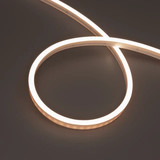 Фото #1 товара Светодиодная лента герметичная WAVE-SIDE-PU-A120-06x12mm 24V Day4000 (8 W/m, IP68, 5m, wire x2) (Arlight, Вывод прямой, 3 года)