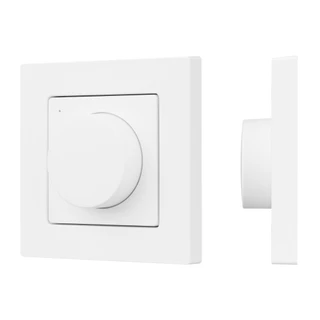 Фото #1 товара INTELLIGENT ARLIGHT Роторная панель SMART-RF-801-32-MULTI белая, квадрат. (3V, пластик, 2.4G) (IARL, IP20 Пластик, 5 лет)
