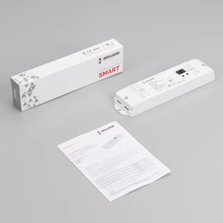 Фото #1 товара INTELLIGENT ARLIGHT Релейный модуль SMART-DALI-702-62-SUF (230V, 2x5A) (IARL, IP20 Пластик, 5 лет)