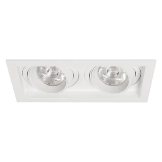 Фото #1 товара Светильник MS-VORTEX-BUILT-S210x117-2x20W Warm3000 (WH-WH, 20 deg, 230V) (Arlight, IP20 Металл, 5 лет)