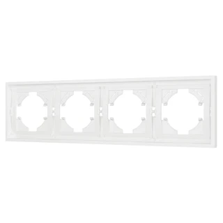 Фото #1 товара Рамка пластиковая FRM-TENDO-SFPL-4-WH (Arlight, -)