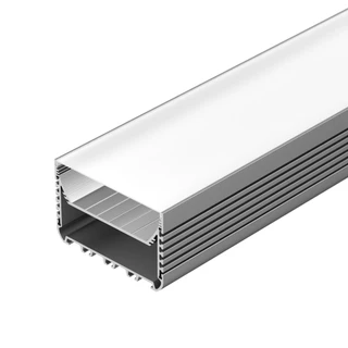 Фото #1 товара Профиль с экраном ALU-POWER-W8070-2000 ANOD+FROST (Arlight, Алюминий)