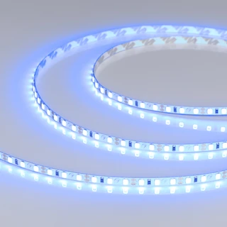 Фото #1 товара Светодиодная лента RT-A120-5mm 12V Blue (9.6 W/m, IP20, 5m) (Arlight, 9.6 Вт/м, IP20)
