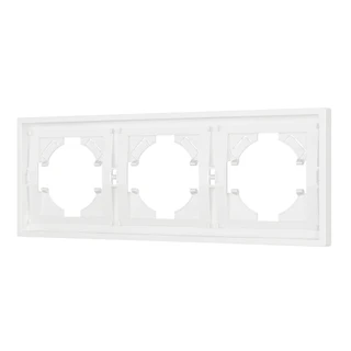 Фото #1 товара Рамка пластиковая FRM-TENDO-SFPL-3-WH (Arlight, -)