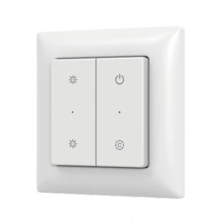 Фото #1 товара INTELLIGENT ARLIGHT Кнопочная панель SMART-RF-801-22-MULTI белая, закруг. (3V, пластик, 2.4G) (IARL, IP20 Пластик, 5 лет)