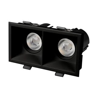 Фото #1 товара Светильник MS-FLOW-BUILT-S157x85-2x6W Day4000 (BK, 15 deg, 230V) (Arlight, IP20 Металл, 5 лет)