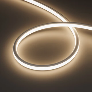 Фото #1 товара Светодиодная лента герметичная WAVE-TOP-A560-18x15mm 24V Day4000 (10 W/m, IP54, 5m, wire x1) (Arlight, Вывод прямой, 3 года)