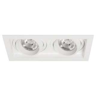 Фото #1 товара Светильник MS-VORTEX-BUILT-S210x117-2x20W Day4000 (WH-WH, 40 deg, 230V) (Arlight, IP20 Металл, 5 лет)