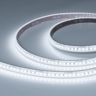 Фото #1 товара Светодиодная лента герметичная RTW-PS-A140-12mm 24V White6000 (4-18 W/m, IP67, 5m) (Arlight, CRI>90)