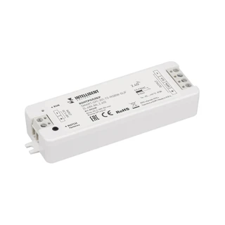 Фото #1 товара INTELLIGENT ARLIGHT Контроллер SMART-SPI-301-72-RGBW-SUF (5-48V, 8A, 2.4G) (IARL, IP20 Пластик, 5 лет)
