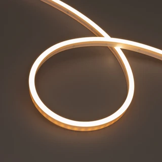 Фото #1 товара Светодиодная лента герметичная WAVE-SIDE-PU-A120-06x12mm 24V Warm3000 (8 W/m, IP68, 5m, wire x2) (Arlight, Вывод прямой, 3 года)