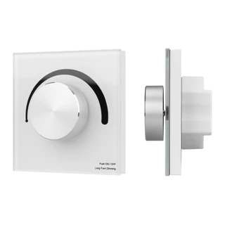 Фото #1 товара INTELLIGENT ARLIGHT Роторная панель SMART-TRIAC-601-31 Белая (230V, 1A, TUYA Wi-Fi) (IARL, IP20 Пластик, 5 лет)