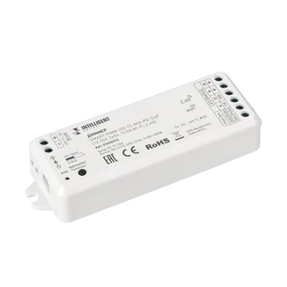 Фото #1 товара INTELLIGENT ARLIGHT Диммер SMART-PWM-102-72-MIX-PD-SUF (12-36V, 2x5A, TUYA Wi-Fi, 2.4G) (IARL, IP20 Пластик, 5 лет)