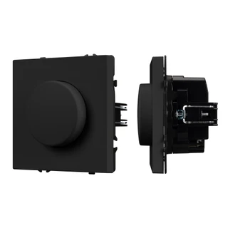Фото #1 товара Механизм светорегулятора SWT-NOBE-DLR-SFPL-BK (250V, 300W) (Arlight, Черный оникс)