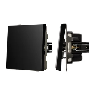 Фото #1 товара Механизм звонкового выключателя SWT-TENDO-MKR1-PL-BK (230V, 10A) (Arlight, -)