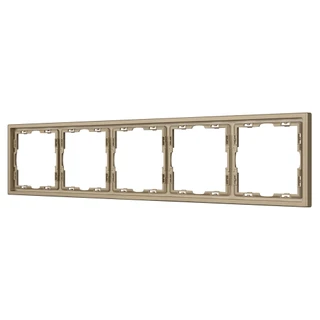 Фото #1 товара Рамка пластиковая FRM-NOBE-SFPL-5-GD (Arlight, -)