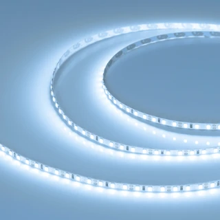 Фото #1 товара Светодиодная лента RT-A120-5mm 12V Cool 15K (9.6 W/m, IP20, 2835, 5m) (Arlight, 9.6 Вт/м, IP20)