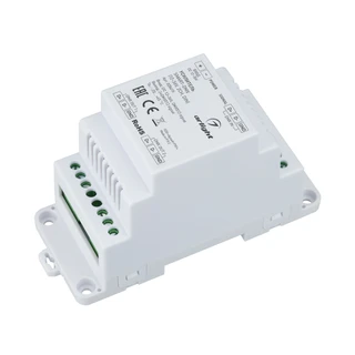 Фото #1 товара Усилитель SMART-DMX (12-36V, 2CH, DIN) (Arlight, IP20 Пластик, 5 лет)