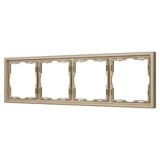 Фото #1 товара Рамка пластиковая FRM-NOBE-SFPL-4-GD (Arlight, -)