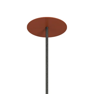 Фото #1 товара Вывод провода питания для натяжного потолка SPX-CAP-STRETCH-R64-C4 (RAL8004) (Arlight, Металл)