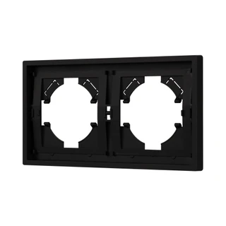 Фото #1 товара Рамка пластиковая FRM-TENDO-SFPL-2-BK (Arlight, -)