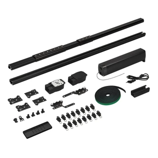 Фото #1 товара Карниз для штор с электроприводом CNK-M1-TY-RF-2M-BK (Arlight, IP20 Металл, 5 лет)