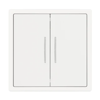 Фото #1 товара Механизм звонкового выключателя двухклавишный LED SWT-NOBE-MKR2-SFPL-L-WH (230V, 10A) (Arlight, Белый кварц)