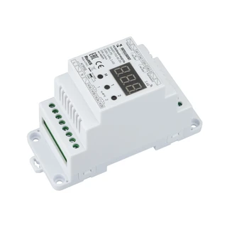 Фото #1 товара INTELLIGENT ARLIGHT Релейный модуль SMART-702-82-2G-DRO-PS (230V, 2x8A, 2.4G) DIN-рейка (IARL, IP20 Пластик, 5 лет)
