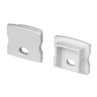 Фото #1 товара Заглушка LINE-1715 SILVER с отверстием (Arlight, Пластик)