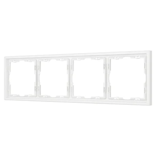 Фото #1 товара Рамка пластиковая FRM-NOBE-SFPL-4-WH (Arlight, -)