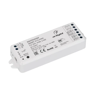Фото #1 товара Контроллер SMART-K13-SYNC (12-24V, 4x3A, 2.4G) (Arlight, IP20 Пластик, 5 лет)