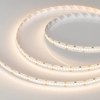Фото #1 товара Светодиодная лента RT-A252-10mm 24V Warm3000 (11 W/m, IP20, 2835, 5m) (Arlight, Открытый)