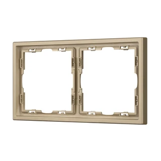 Фото #1 товара Рамка пластиковая FRM-NOBE-SFPL-2-GD (Arlight, -)