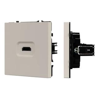 Фото #1 товара ARL NOBE Розетка HDMI софт-тач кашемир SCT-MHD1-SFPL-CA (Arlight, -)