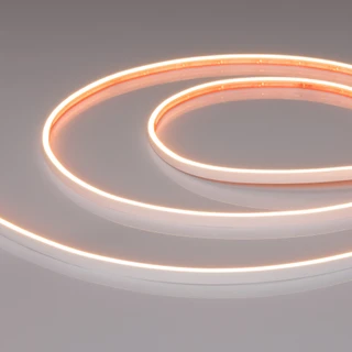 Фото #1 товара Светодиодная лента герметичная VELA-M240-2.5x6mm 24V Warm2700 (5 W/m, IP65, 5m) (Arlight, узкая)