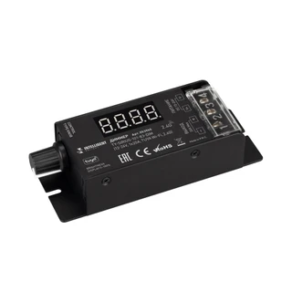 Фото #1 товара INTELLIGENT ARLIGHT Диммер TY-SIRIUS-101-83-DIM (12-24V, 1x20A, TUYA Wi-Fi, 2.4G) (IARL, IP20 Металл, 3 года)