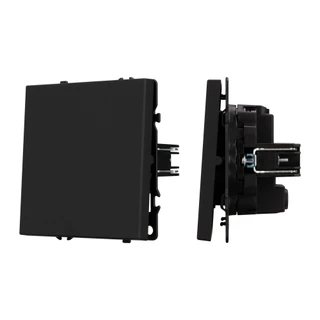 Фото #1 товара Механизм выключателя одноклавишный перекрёстный SWT-NOBE-MKX1-SFPL-BK (230V, 10A) (Arlight, -)