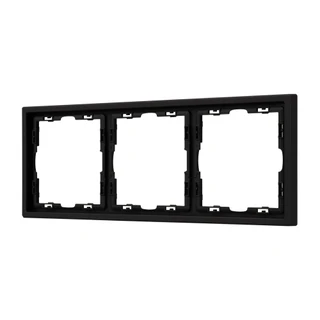 Фото #1 товара Рамка пластиковая FRM-NOBE-SFPL-3-BK (Arlight, -)