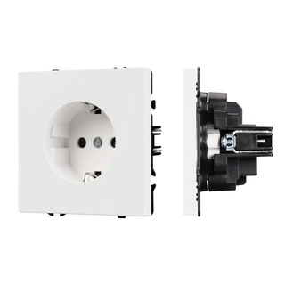 Фото #1 товара Механизм электрической розетки SCT-NOBE-MEU1-SFPL-WH (230V, 16A) (Arlight, -)