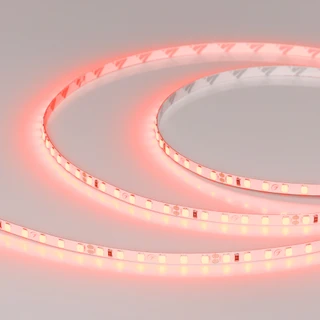 Фото #1 товара Светодиодная лента RT-A120-5mm 24V Red (9.6 W/m, IP20, 2835, 5m) (Arlight, 9.6 Вт/м, IP20)