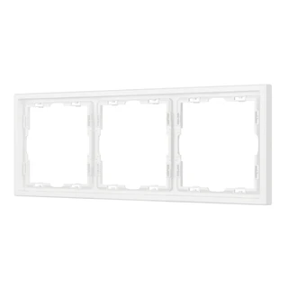 Фото #1 товара Рамка пластиковая FRM-NOBE-SFPL-3-WH (Arlight, -)