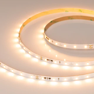Фото #1 товара Светодиодная лента IC-A60-8mm 24V Warm2400 (4.8 W/m, IP20, 2835, 10m) (Arlight, стабилизированная)